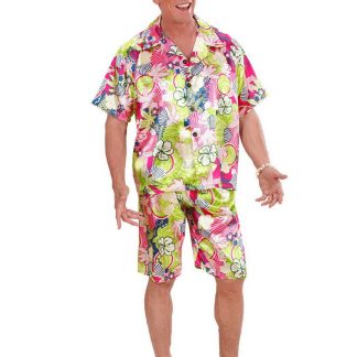 Hawaii-kostym till Man - Skjorta och Shorts