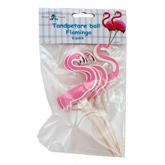 Tandpetare Flamingo Honeycomb - 6-pack