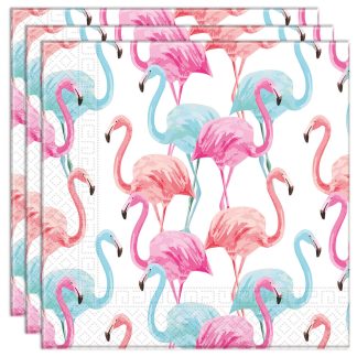 Tropical Flamingo Servetter